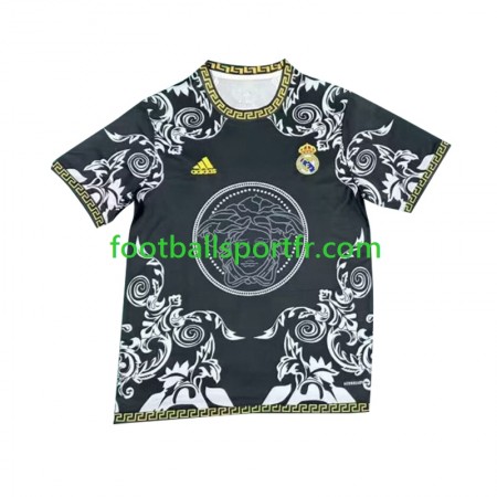 Tenue Real Madrid Versace Edition Domicile Noir 2024-2025 Maillot de Foot